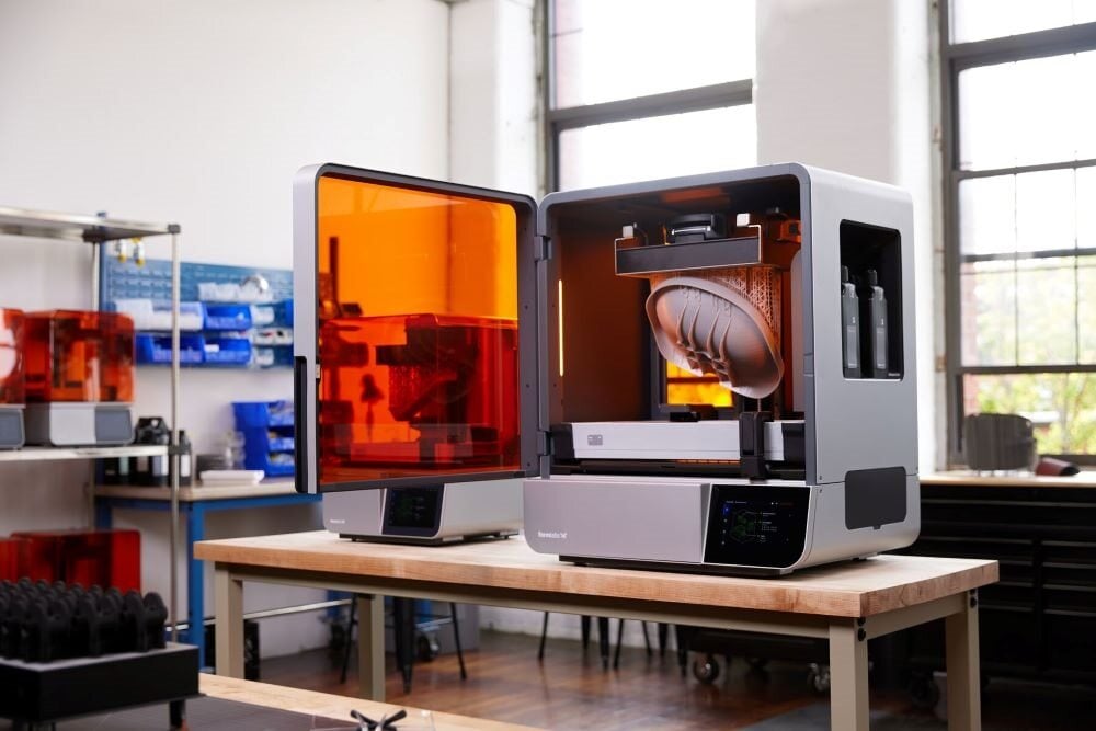 Formlabs Form 4L 3D printer on a workbench