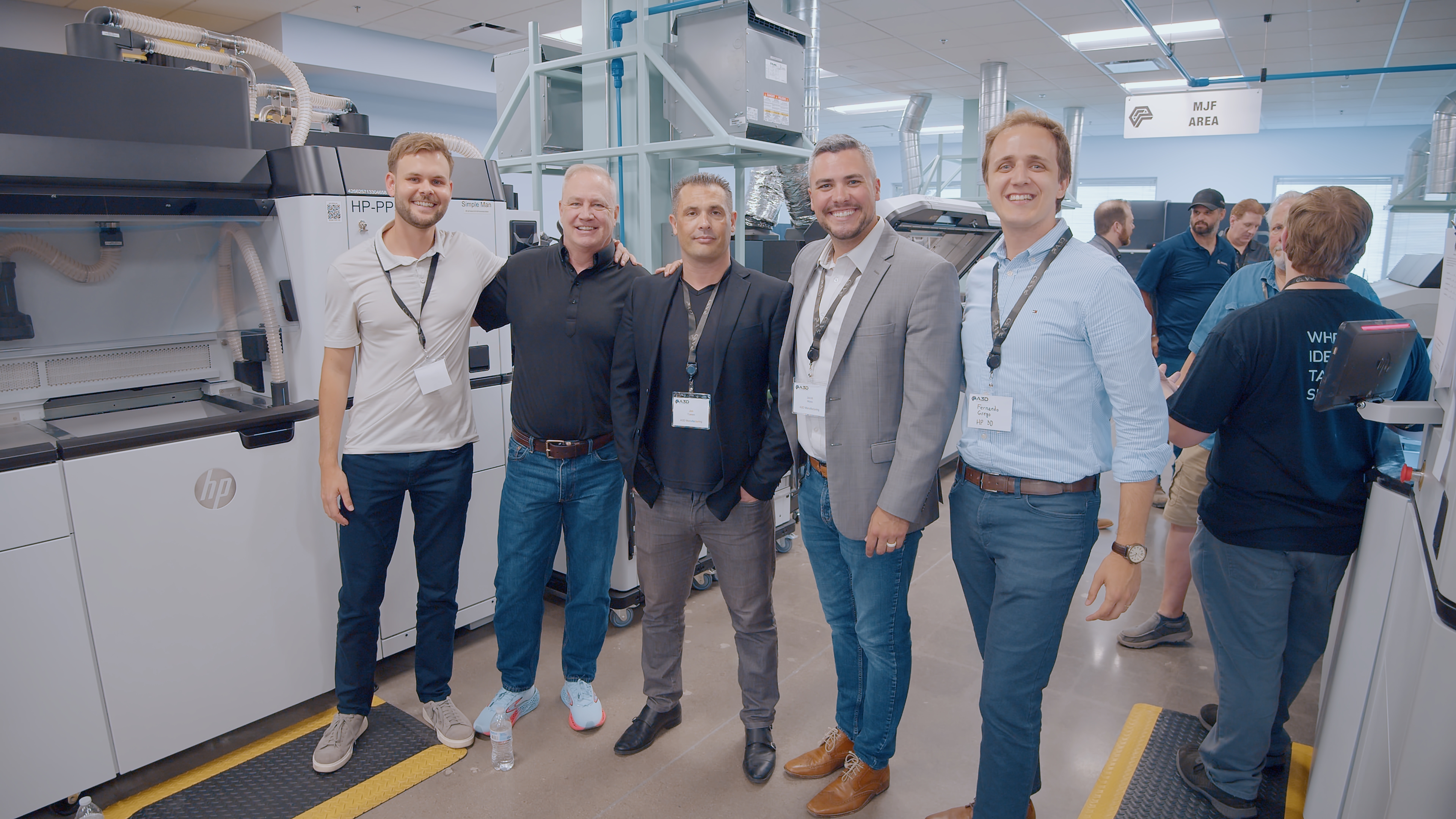 A3D team members on the manufacturing floor at their Phoenix, AZ facility