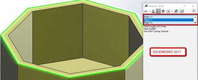 New SOLIDWORKS 2018: Measure Tool Enhancements