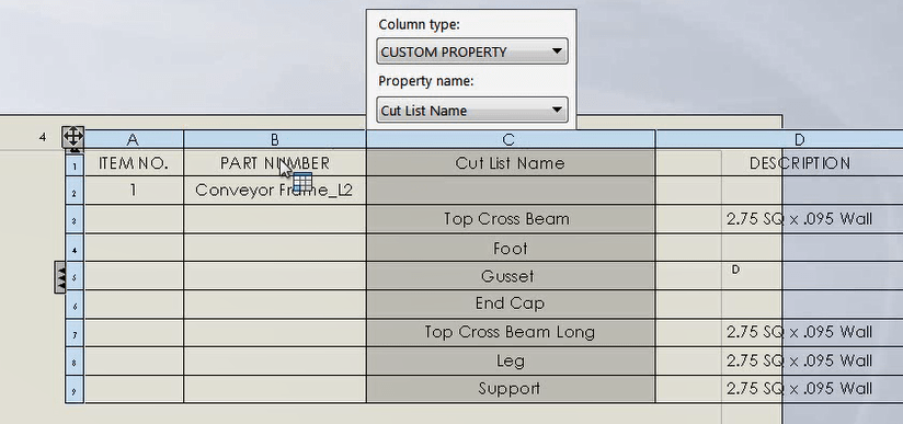 New SOLIDWORKS 2018: Linking Cut-List Folder Names