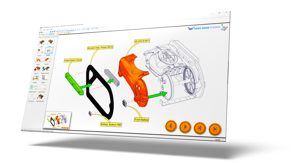 solidworks composer player view
