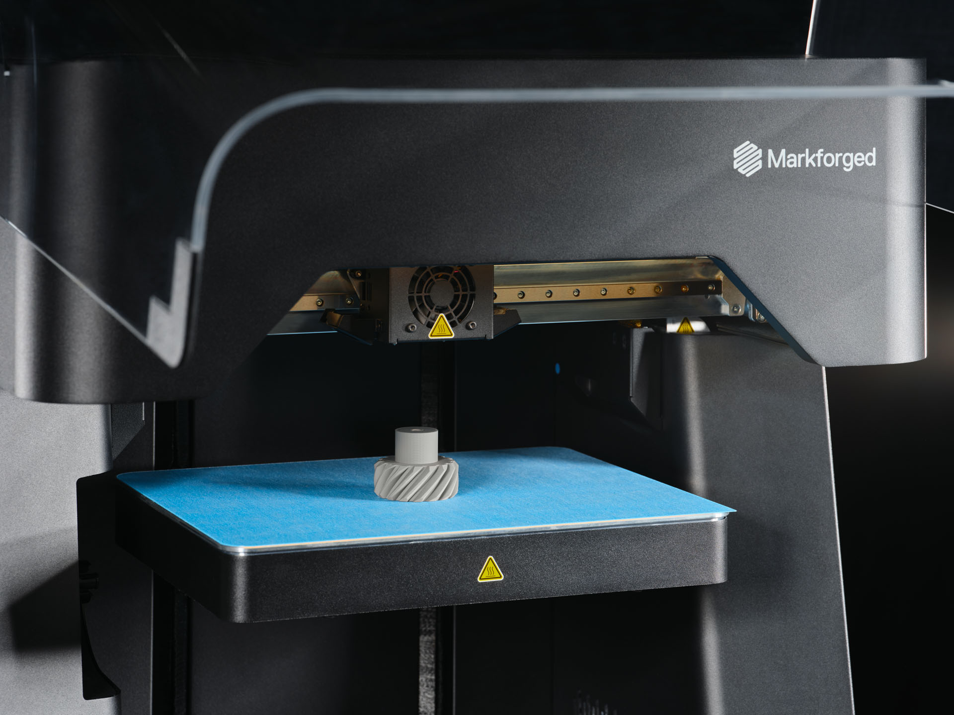 The Markforged FX10 is able to print functional composite and metal parts on the same system.