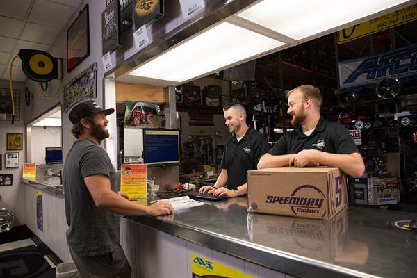 Speedway Motor Employees at the Shop 