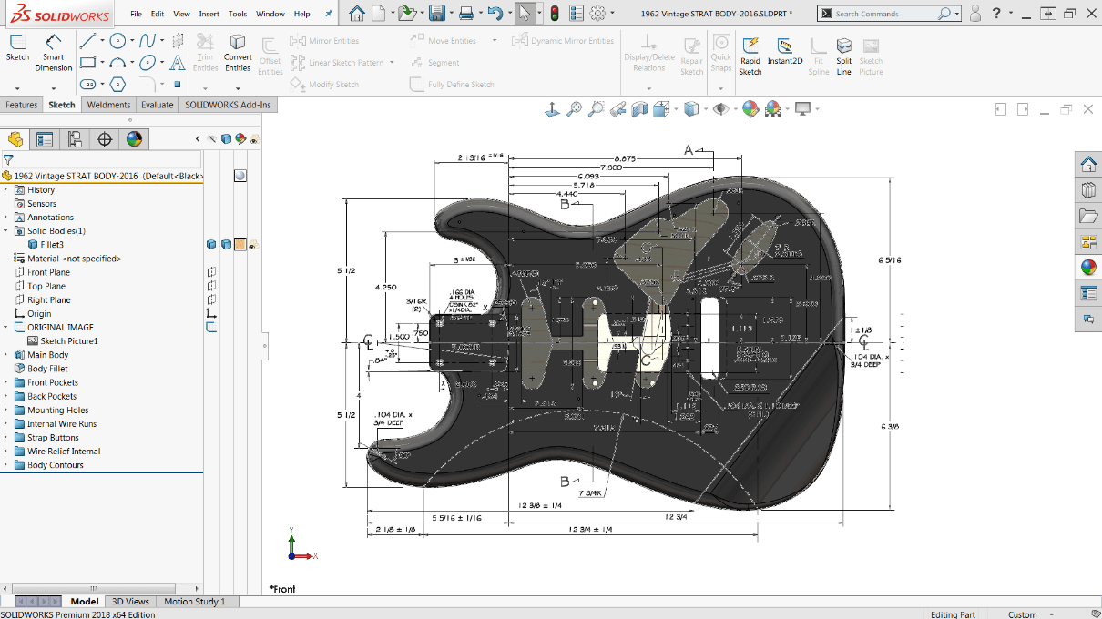 SOLIDWORKS: From PDF to 3D Model