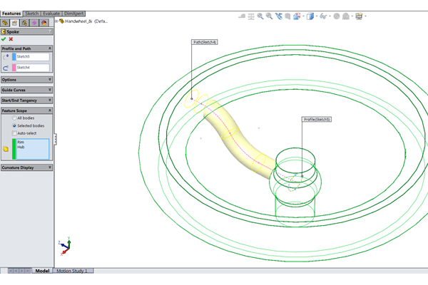 Basics of the Sweep Feature in SOLIDWORKS