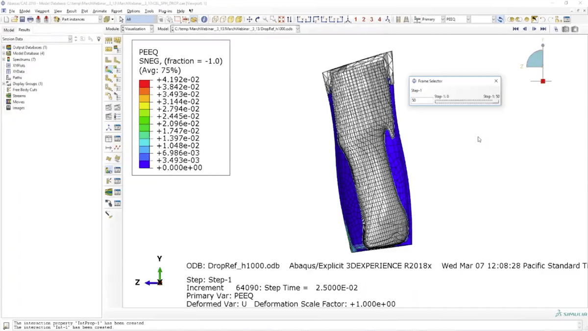 See a Drop-Test Setup With SIMULIA Abaqus