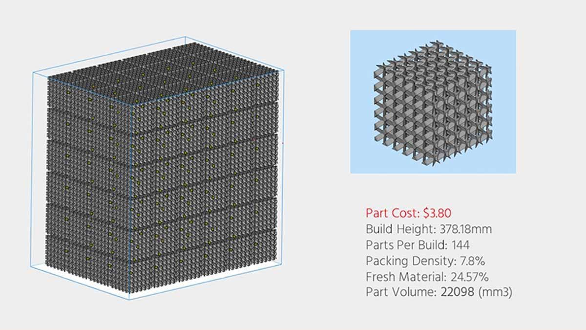 Part Cost for HP Jet Fusion 3D Printing