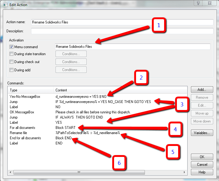 Setting Up an EPDM Dispatch Script to Rename SolidWorks Files