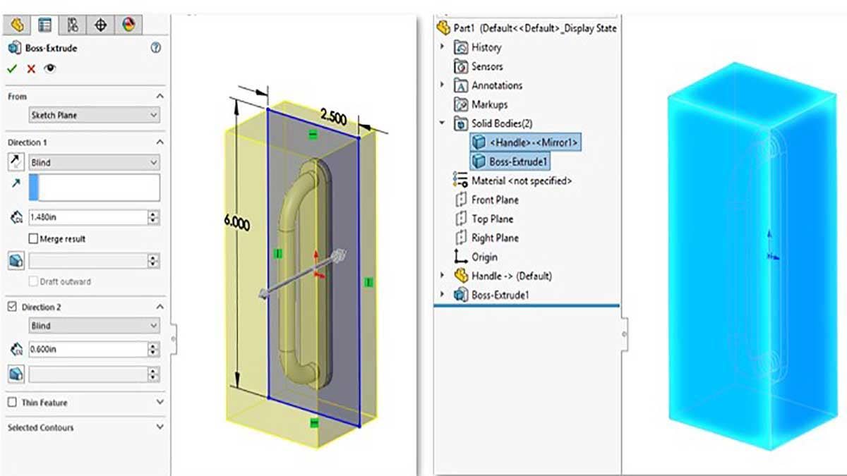 How to Perform a Simple Tooling Split in SOLIDWORKS