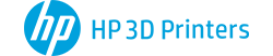 hp 3d printers logo