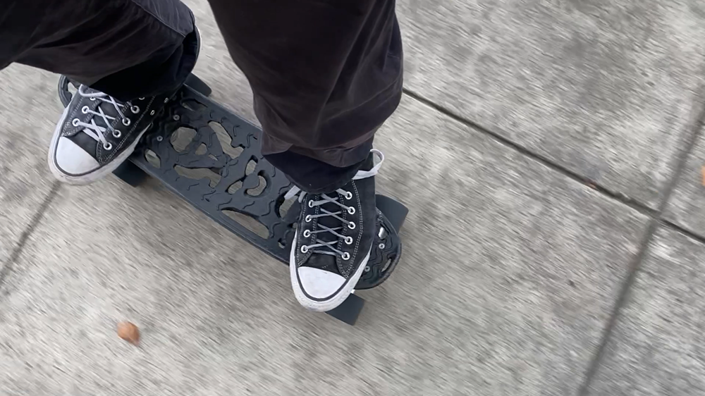 3D Printed Carbon-Fiber Nylon Skateboard
