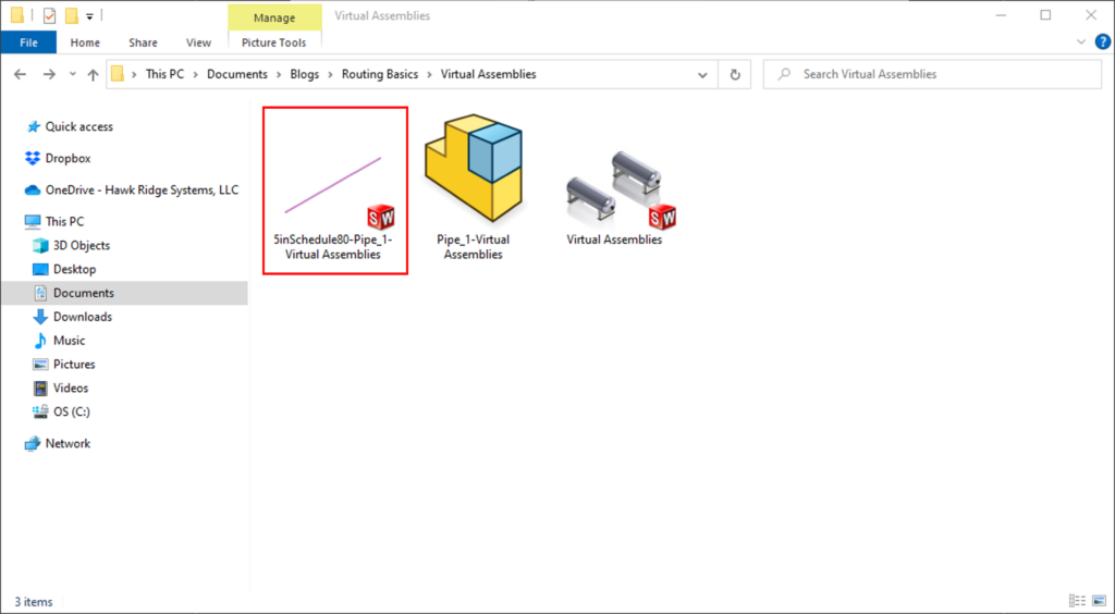 Folder Routing Database Save and Embed Files With SOLIDWORKS Routing System Options