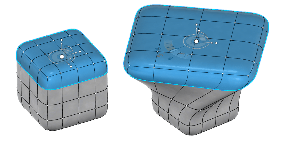 Manipulating geometry in xShape