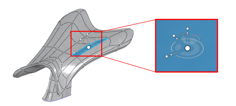 Modifier robot to manipulate geometry in xShape