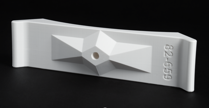 Markforged has developed Nylon White FS – a new food-safe material that is printable on the FX10 Industrial printer.  
