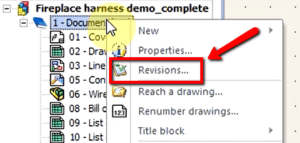 Selecting the document book revision