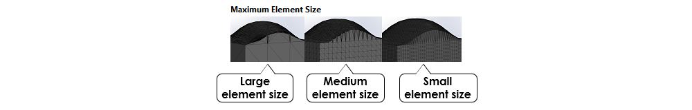 Modify maximum element size to control facet size in graphics body in SOLIDWORKS