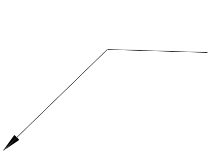 Arrow for a basic weld symbol in SOLIDWORKS 3D CAD
