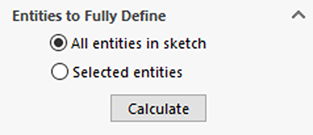 Choose All entities in sketch in SOLIDWORKS