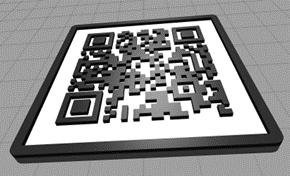 Example of QR code generator you can use to make a STL file