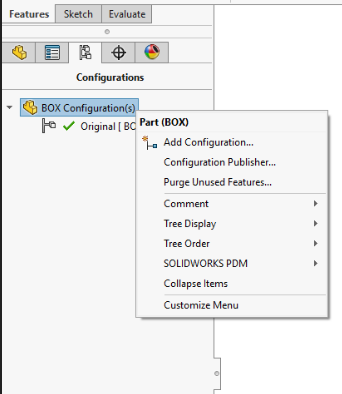 SOLIDWORKS Configuration Image - Sketch & Evaluate
