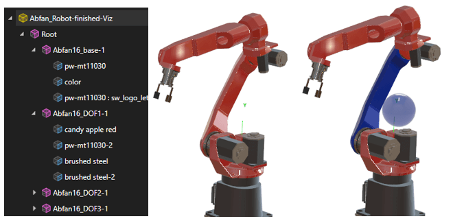 SOLIDWORKS Visualize_Live Monitoring CAD Files