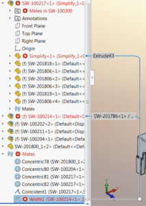 Clean-Up feature in SOLIDWORKS