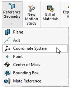 Coordinate systems in SOLIDWORKS for CSWP exam prep