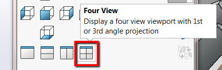 Figure 5: The Four View button