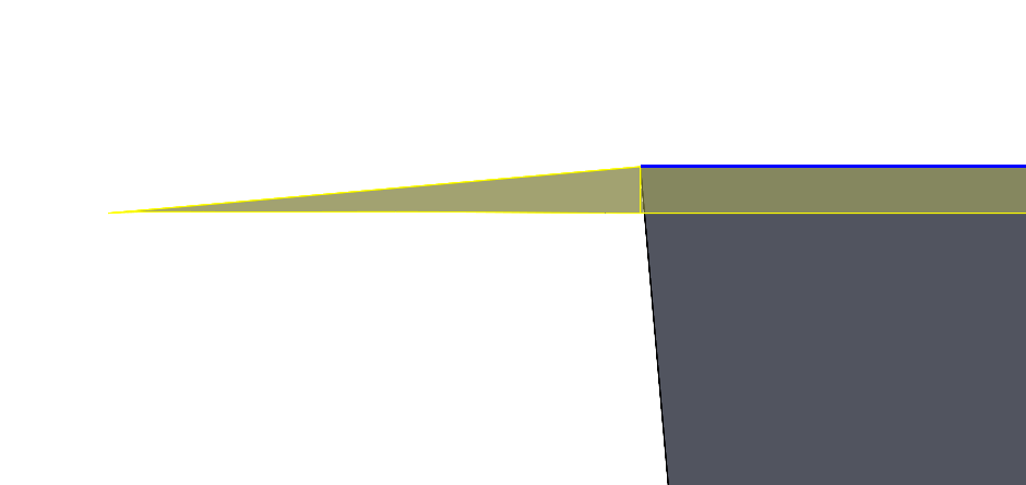Figure 4: Preview with the normal to surface option. 