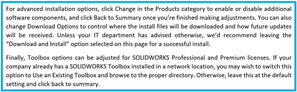 Registration Installation Solidworks 15