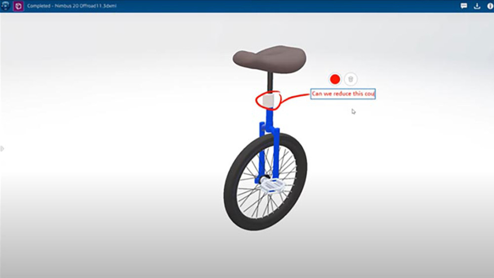 A markup note on a unicycle design
