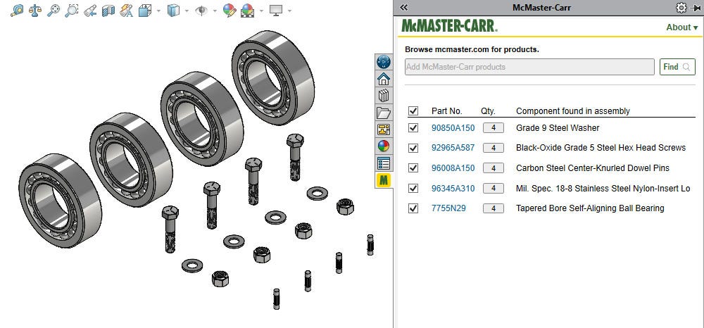 In this blog post, we will explore the McMaster-Carr add-in for SOLIDWORKS to discuss what it does and how to install and use it. 