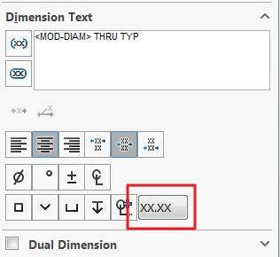 SOLIDWORKS: Adding Text to Drawing Dimensionsimage012