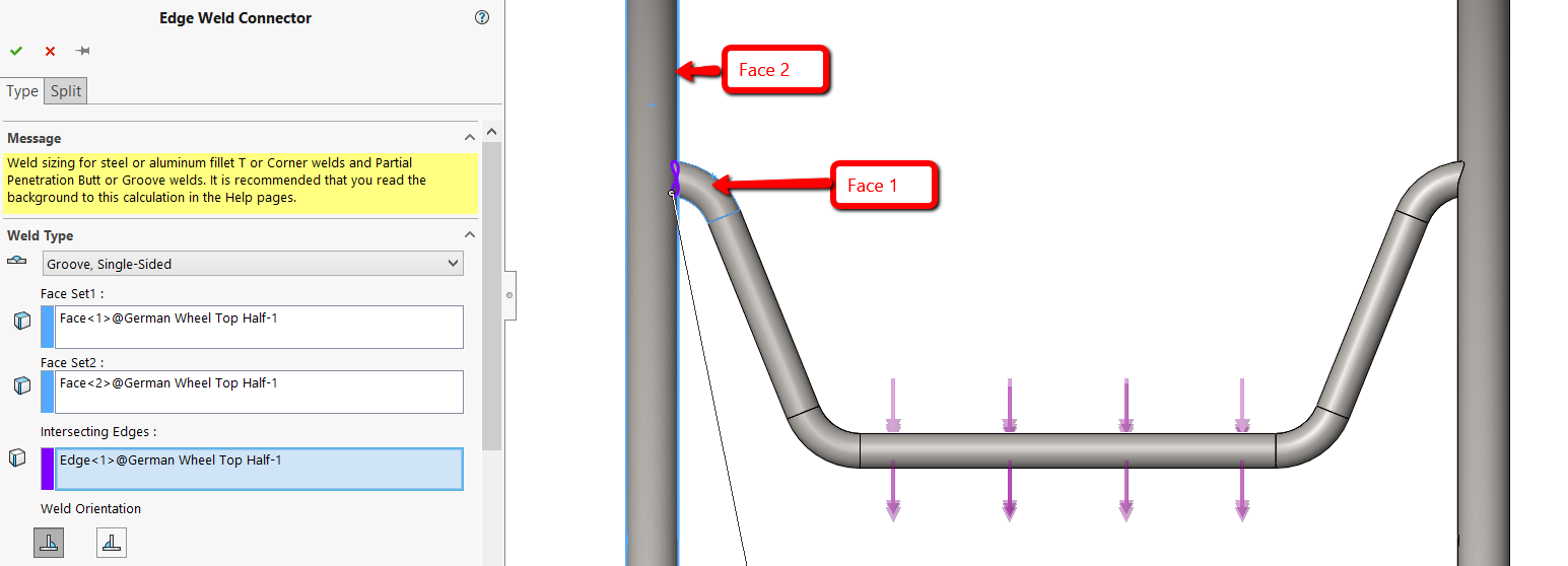 SolidWorks Simulation: Using an Edge Weld Connection - Image 3