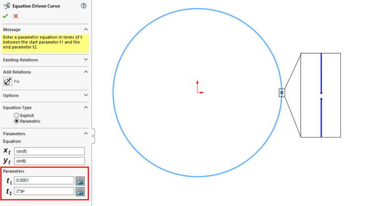 How To Use Equation Driven Curves in SOLIDWORKS