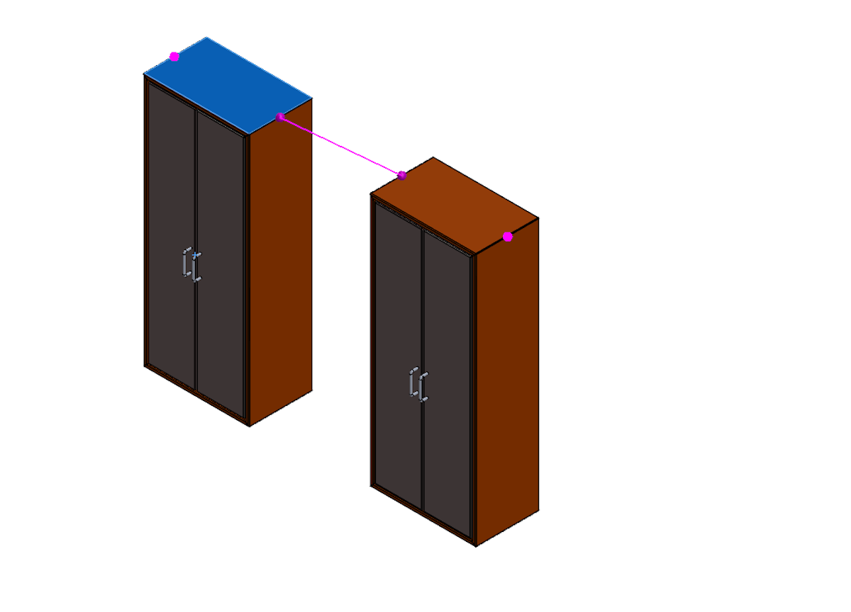 Magnetic mates in SOLIDWORKS facility layout