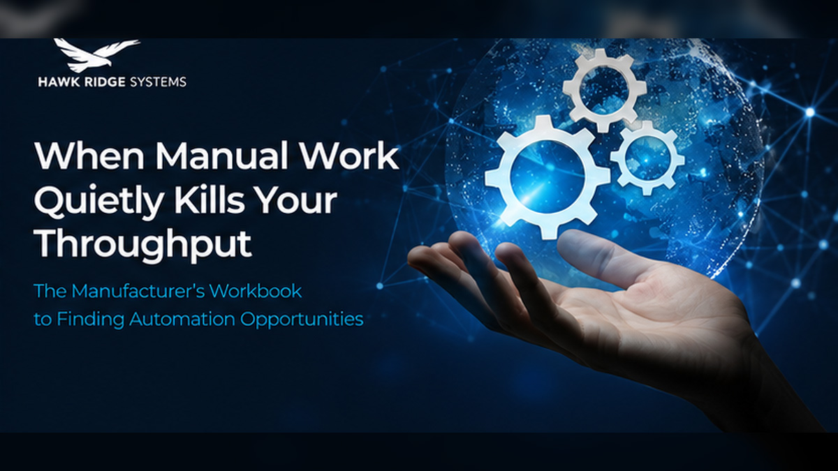 Manufacturer's workbook for finding manufacturing automation opportunities