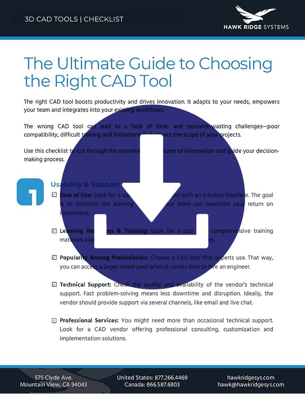 Download the CAD tool checklist