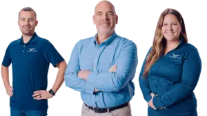 Three Hawk Ridge Systems team members