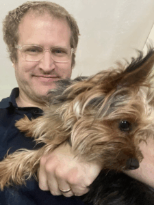 Nick and his Dog, Grizzly 🧸