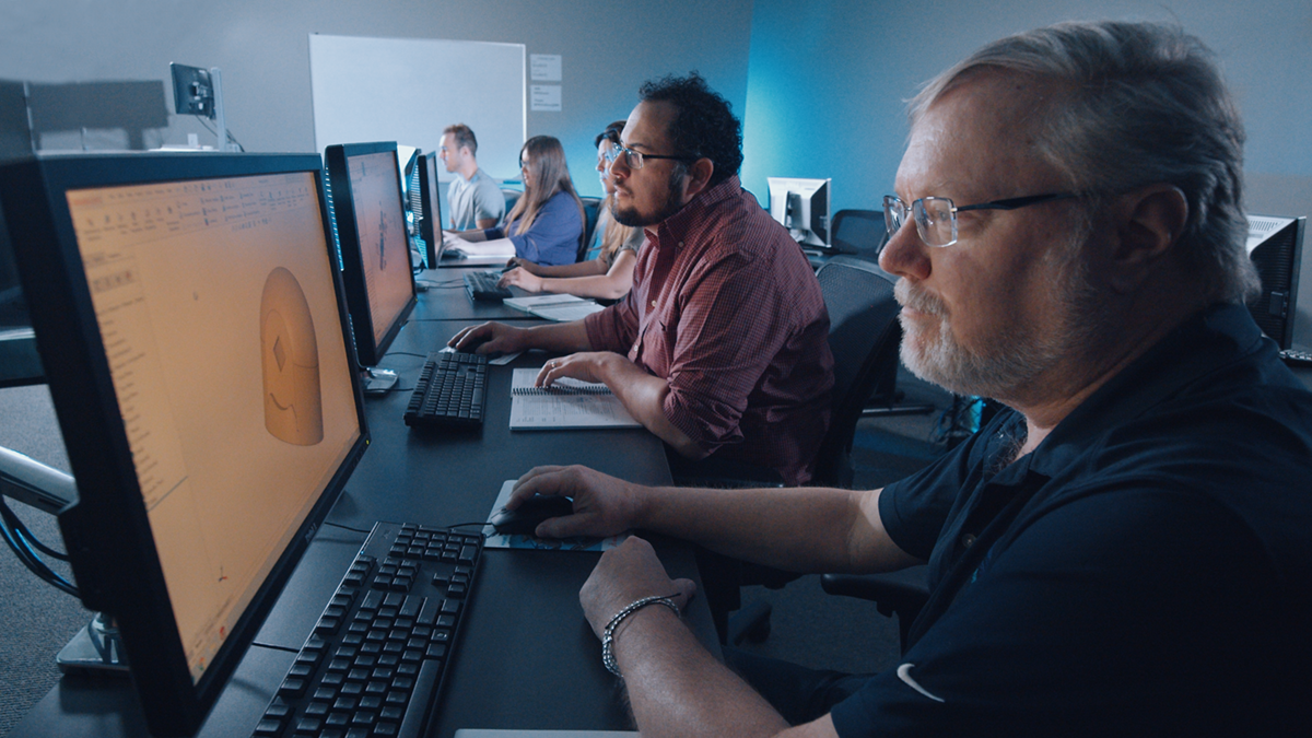 Private SOLIDWORKS training session at Hawk Ridge Systems