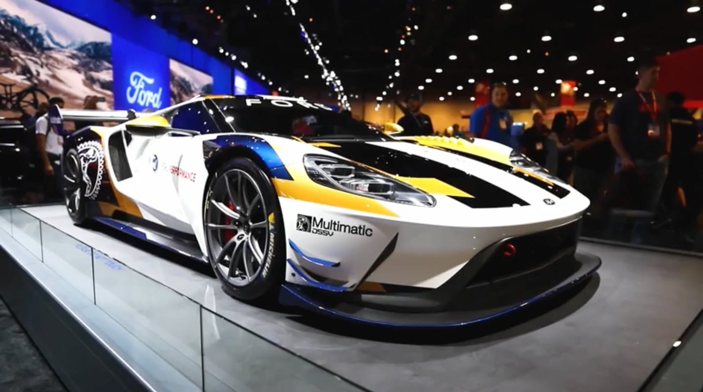 Forgeline wheels for Ford racing car