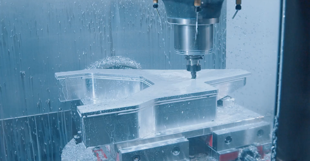 CNC machine on the RPG Offroad shop floor