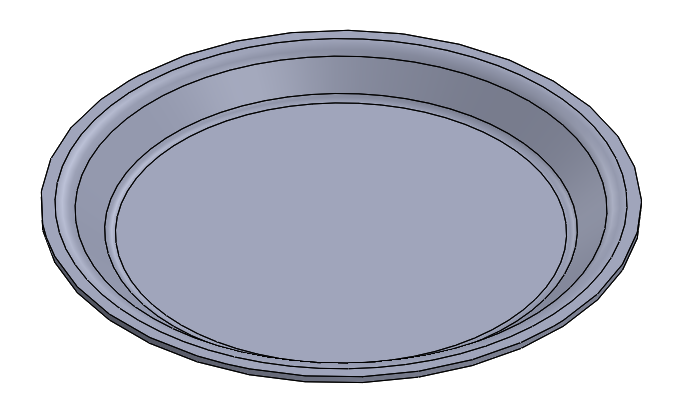 The plate is formed as a result of the Intersect command recognizing the internal cavity as a region