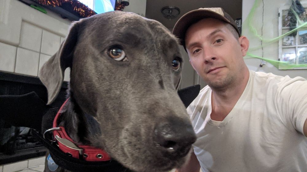 Taylor and his doggo