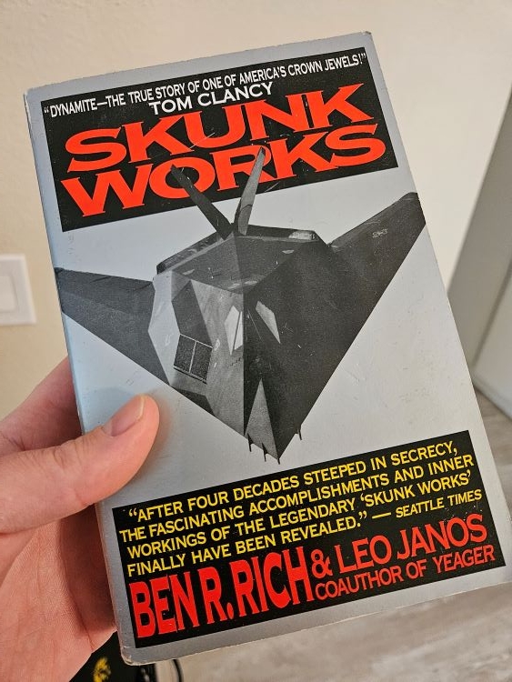 Cover of skunk works, recommended for other engineers to read.