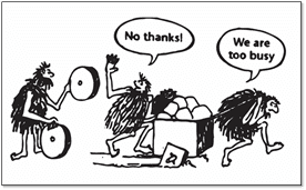 Reinventing the wheel joke