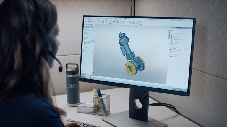Multi-body assembly in SOLIDWORKS CAD