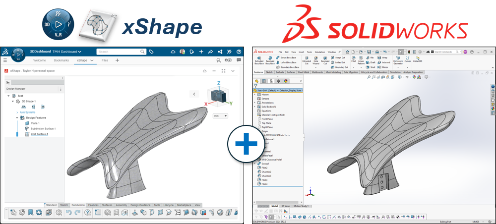  Use xShape and SOLIDWORKS together in tandem